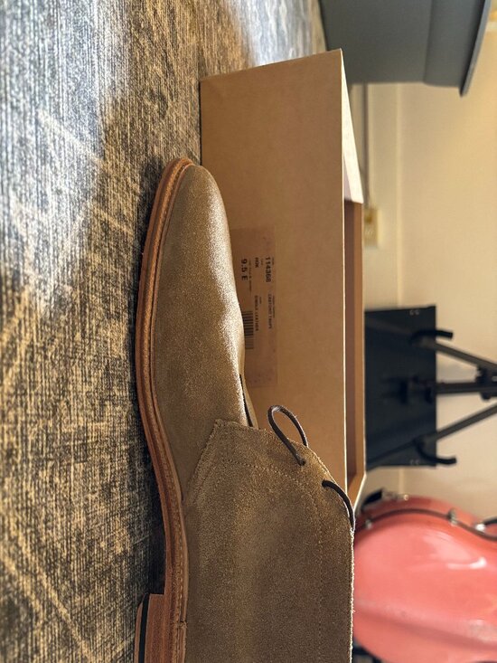 Meermin 114368 Castoro Suede Desert Boot, Taupe (Tan)
